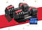 SPORTSCHMIEDE Verstellbare Hanteln Kurzhanteln 2er set Gewichte Hantelset für Frauen und Männer - Heimtraining - Gym für zu Hause - Krafttraining - Adjustable dumbbell set