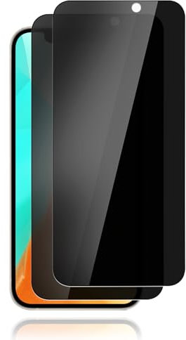 Carantee 2 Stück Schutzfolie für Panzerglas für iPhone 12 mini Sichtschutzfolie, 3D Schutzglas Sichtschutz für 12 mini Panzerfolie, 9H Kratzfest Displayfolie, Hohe Empfindlichkeit Blickschutzfolie