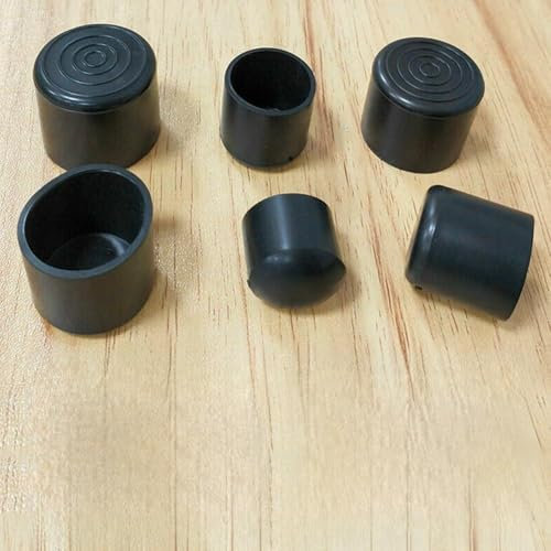 Lot de 20 embouts en caoutchouc pour pieds de table et de chaise pour éviter les dommages au sol (25 mm)