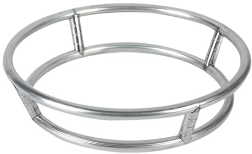 HiyyFloy Edelstahl Wok Rack Wok Stehen Runde Regal Kochgeschirr Ring Für Topf Gas Herd Braten Pan