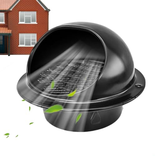 Lüftungsgitter | Unterbodengitter 10/15 cm mit integriertem – Anschluss für Abluftschlauch Wand Decke Dach Keller Garage Wohnzimmer Innen Außen Schlafzimmer