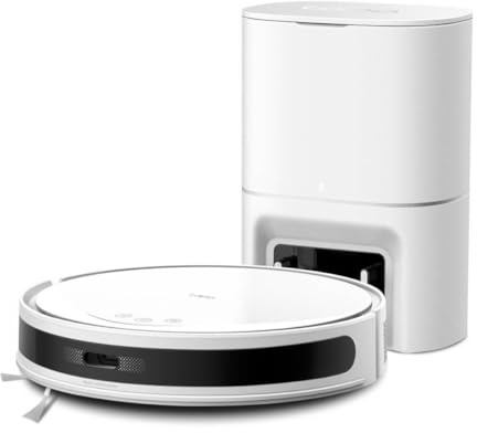 Tapo RV20 Max Plus 5300Pa Succión MagSlim LiDAR Robot Aspirador y fregona con base de vaciado automático