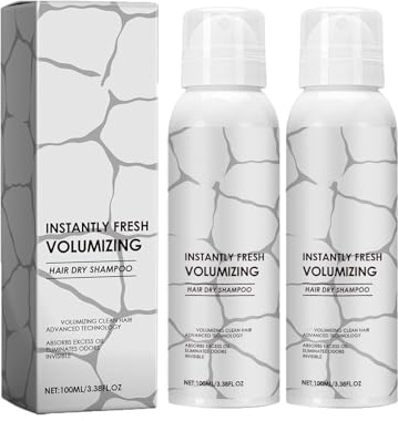 Trockenshampoo, Volumising Dry Shampoo Spray, Trocken Shampoo Spray, Wasserlose Haarspray, Sofort Frisches und Volumen, Nicht Fettende, Für alle Haartypen (2Pcs)