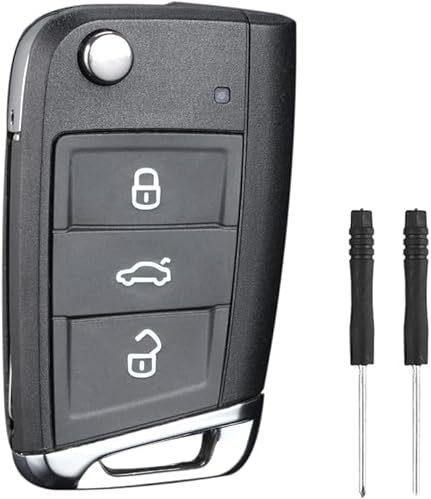 Xiazhi Car Key Fob Cover for Seat Leon 5F SC ST Cupra Ibiza 6F Ateca Arona, Key Case Protector Shockproof Scratch-Resistant Remote Key Housing Shell Remote Fob Accessory