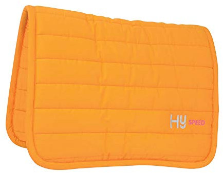 HySPEED Neon reversibel Komfort Poly Sattelpad/Schabracke, Bright Orange