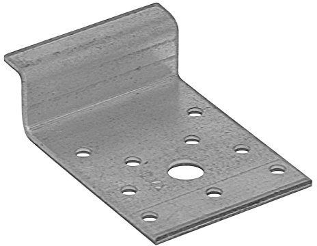 DMX - Z-Typ Schwerlast Winkelverbinder Lochwinkel Bauwinkel Holzverbinder Balkenwinkel Klammern Möbelverbinder Montagewinkel Verzinkt - LZ - Silber, 20x70x10x2,5 (20 Stk./Verp.)