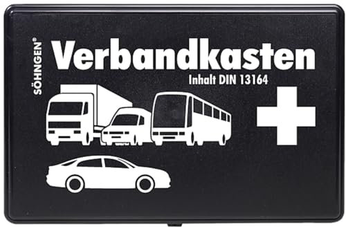 Söhngen KFZ-Verbandkasten Kiel leer schwarz ohne Dichtung
