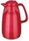 ROTPUNKT Isolierkanne 227 Bella 1,5 l | Zweifunktions-Drehverschluss | BPA-frei - gesundes Trinken | Made in Germany | Warm + Kalthaltung | Glaseinsatz (Glossy Bubblegum)