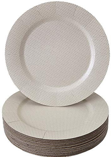 Silver Spoons SOTTOPIATTI ROTONDI MONO USO - 20 pz. (Vistoso/Champagne)