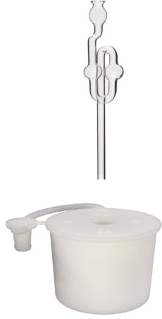 Beste Angebote Gummistopfen + Glas Gärrohr Gummikorken Gärspund Weinballon Stopfen Gäraufsatz (54/50mm)