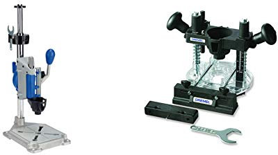 Dremel 220 Work Station Complemento W, Ork Station Supporto Per Trapano, 1 Pezzo & 335 Complemento Per Fresare A Tuffo, Fresatrice Verticale