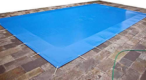 Telo Di Copertura Piscina In Polietilene Con Occhielli Ogni 50CM Peso 210G/Mq Su Misura