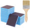Glarks 21-teiliges Schleifschwamm-Set mit Körnung 80, enthält 20 Stück 120 x 100 x 12 mm, wiederverwendbare und waschbare Schleifblöcke mit 1 Pinsel für Holz, Metall, Farbe und Trockenbau