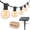Svater Solar Festoon Lights 30M, G40 Garden Lights with 50+2 LED Bulbs, Solar Powered & 4 Modes Waterproof for Garden Patio Wedding Party Warm White 2700K