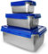 Fiambrera de acero inoxidable 316 bento. Apto para microondas, horno y frigorífico. Pack de 3, 2800ml, 1400ml, 600ml. Fiambrera camping. Tartera para oficina. Vital Tools serie Bento