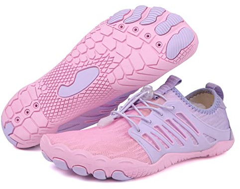 FELOVE Badeschuhe Wasserschuhe Strandschuhe Surfschuhe Barfuß Schuhe,Breathable Schwimmschuhe Hausschuhe Yoga Schuhe für Wassersport für Damen Herren