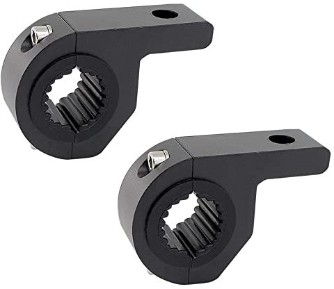 ETOPARS 2Pcs 35-50mm Car Work Light Bracket Truck Off Road Work Light Tube Clamp Mounting Bracket Bar Bumper Tube Lamp Holder Mount Spotlights Fog Light Driving Light
