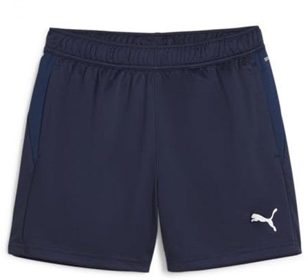 PUMA teamGOAL Training Short Wmn, Unisex-Erwachsene Gestrickte Shorts, PUMA Navy-PUMA White-Persian Blue, 658645