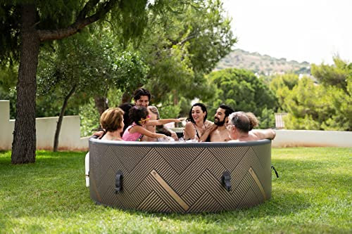 Aufblasbarer Pool Outdoor 2024 Frame Mono F-MO063W | X-Ring | verbesserte Leistung | 6 Personen Outdoor Pool | Ozon & UVC Reinigung | Rund ⌀ 173.0 cm | Bis 1429 L | TÜV GS | 138 Luftdüsen |