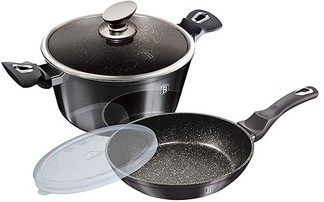 Berlinger Haus - BH/7106-4 -Zimmer Küchenbatterie, Metallic Line Carbon Pro Edition