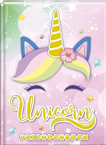 Unicorn Freundeheft - Hardcover with Glitter - 80 Seiten