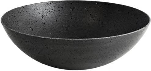 GODELMANN handgefertigte Betonschale rund Ø 27cm in Schwarz I aus hochwertigem Beton - als Deko Schale, Müsli Schüssel, Bowl - zeitlose Eleganz I Made in Germany