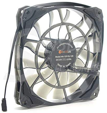 cooling fan 120mm pwm computer case fan HA-12015L12S DC12V 0.25A 120x120x15mm thickness 53.6CFM DC12V