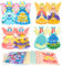 MONCAP 12 Stück Elfen Bastelsets Kinder Blumenfeen Basteln Kinder Prinzessin Kreativ Set Mädchen Feen Kunsthandwerk Poke Art DIY Toys für Kreatives DIY Frühling Kindergeburtstag Party Mitgebsel