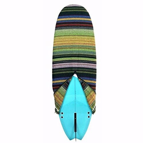 Surfboard Tasche / Surfboard Socke / Surf Board Bag Cover Travel Day Bag - Tolles Surf-Zubehör! (Gut für Shortboard oder Longboard) Handgefertigt! (grün, bis zu 6'6)