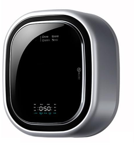 KraNx Mini Lavadora Y Secadora Completamente Automática, Lavadora A Vapor Montada En La Pared, Lavadora De Calcetines De Ropa Interior con Control Remoto Inteligente De Aplicación