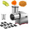 WUDLi Grattugia Elettrica per Formaggio, Affettatrice Elettrica Professionale da 500 W, Macchina per Insalata Elettrica per Frutta, Verdura, Formaggi, Macchina per Insalata con 5 Accessori Gratuiti