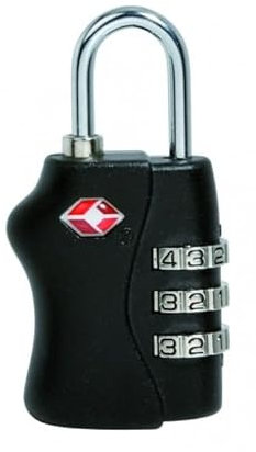 Cadenas à codes - Combinaison - 3 chiffres - Norme TSA - Pour casier, bagages