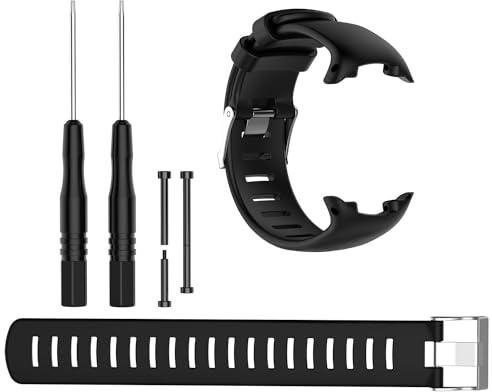 INF Uhrenarmband für Suunto D4/D4i Novo weichem Silikon