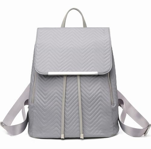 Miss Lulu Damen Rucksack Damen Cityrucksack Casual Daypacks Wasserdicht Schulrucksack mit Kordelzug Polyester Lightweight Medium