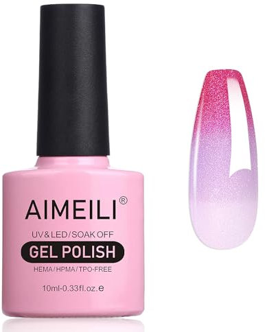 AIMEILI UV Nagellack Thermo - Temperatur Farbwechsel Soak Off Gel Chameleon Changing Color Gel Nail Polish 10ml - 002