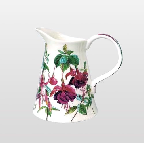 fine Bone China Pitcher/jug 18cm Fuchsia