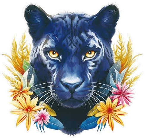 KAAYEE Holzpuzzle Erwachsene Puzzle Holz, Schwarzer Panther Wooden Puzzle Unregelmäßige Einzigartige Form Puzzleteile, Holzpuzzle Tierform, Holz Puzzle Mit Geschenkbox Aus Holz