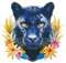 KAAYEE Holzpuzzle Erwachsene Puzzle Holz, Schwarzer Panther Wooden Puzzle Unregelmäßige Einzigartige Form Puzzleteile, Holzpuzzle Tierform, Holz Puzzle Mit Geschenkbox Aus Holz