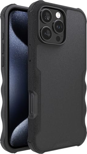 Smartish® Gripzilla Schutzhülle für iPhone 16 Pro Max, kompatibel mit MagSafe (robust und widerstandsfähig), Panzerhülle, sturzgeprüfter Schutz für Apple iPhone 16 Pro Max, Black Tie Affair