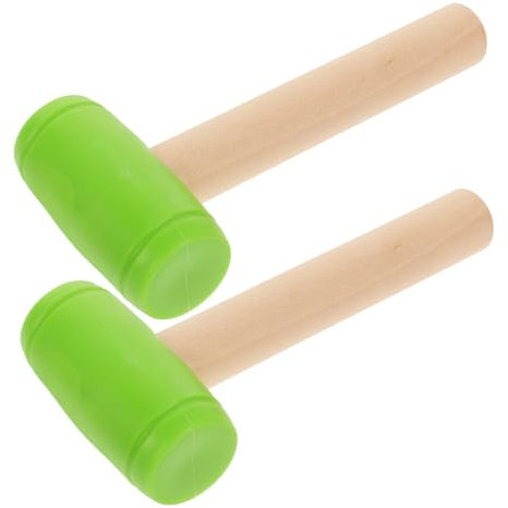 HEMOTON 2 Pièces Jouets De Travail du Bois pour Enfants Jouet De Marteau pour Enfants Jouets De Marteau pour Enfants Marteaux pour Enfants Jouets De Maillet Jouets pour Enfants Jouets