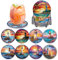 MOGTAA 8 STK Diamond Painting Untersetzer mit Halter, Diamond Painting Leuchtturm, Diamant Malerei Set Bilder Erwachsene Kinder, DIY Diamant Tassenuntersetzer mit Kork, für Home Dekor