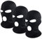 ATSNOSH 3 Stück Sturmhauben für Damen Herren, Balaclava mit 3 Löchern, Motorradmaske, Skimaske, Gesichtsmaske, UV-Schutz, Halloween-Maske (DE/NL/SE/PL, Alphanumerisch, Einheitsgröße, Schwarz)