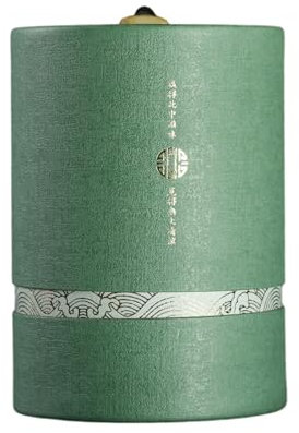 Contenedor de almacenamiento de té de cultura china, caja de té, tarro de almacenamiento de té, tarro de almacenamiento de té portátil, papel para té suelto