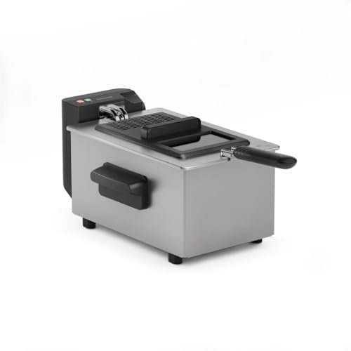 Tristar Acciaio inossidabile Friggitrice Elettrica, 2000W, 3 litri, FR-9338 - Cucina e Casa