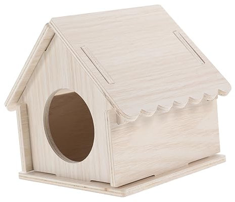 Supvox Holzhaus Für Meerschweinchen Als Versteck Und Spielzeug Geeignet Für Chinchillakäfig Und Rattenkäfig Bietet Kleinen Haustieren Einen Komfortablen Und Sicheren Platz Zum