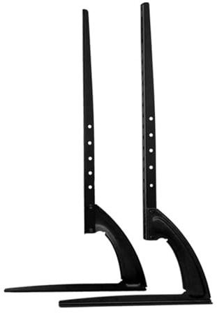 TWISAXC Premium Tabletop TV Stand Made Sturdy Steel Offers Reliable Support For 39 To 75in TVs Maximum Load Of 45kg TV Holder Flat Screen TVs Black Holds Up To 45kg