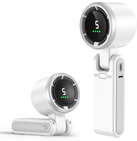 KARFUN Ventilatore Portatile, Mini Ventilatore Portatile Pieghevole a 180°