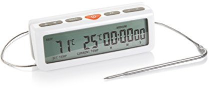 Tescoma 634490 Termometro da Forno, Metallo, Bianco, 12.5 x 4 cm