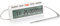 Tescoma 634490 Termometro da Forno, Metallo, Bianco, 12.5 x 4 cm