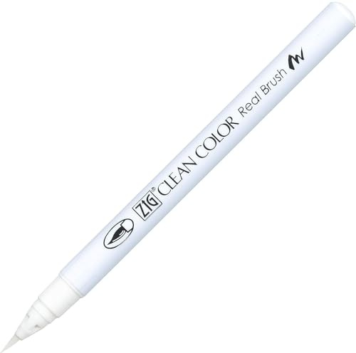 Kuretake KURB-6000-AT999 Zig Clean Colour Real Brush, 999 Blender, Pack of 6